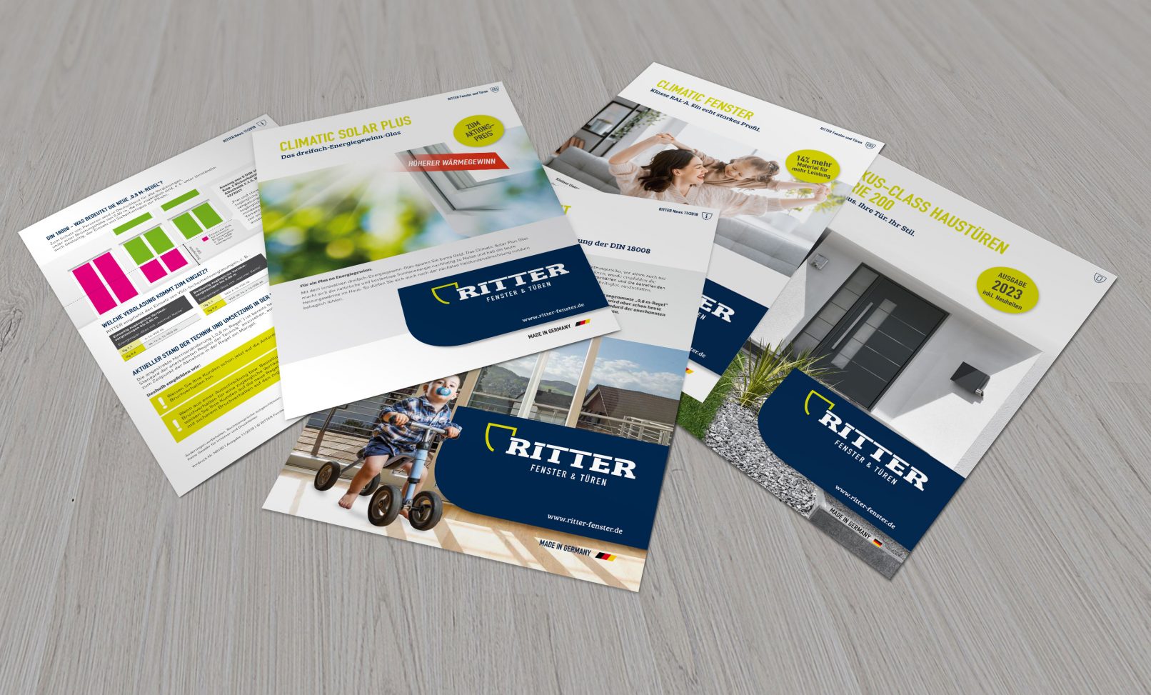 Ritter verschiedene A4 Flyer